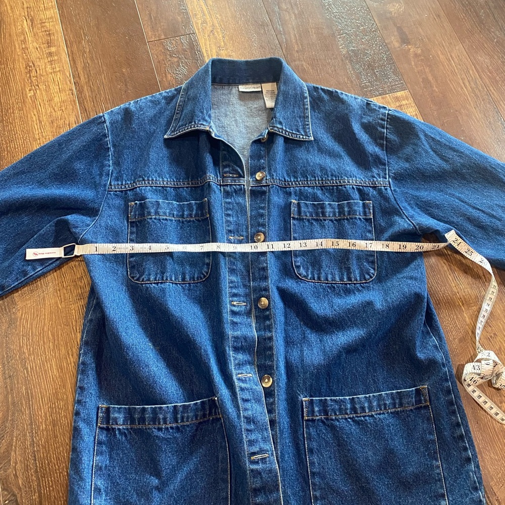 Vintage Cabin Creek Medium Wash Blue Denim Barn Jacket - Picture 7 of 10